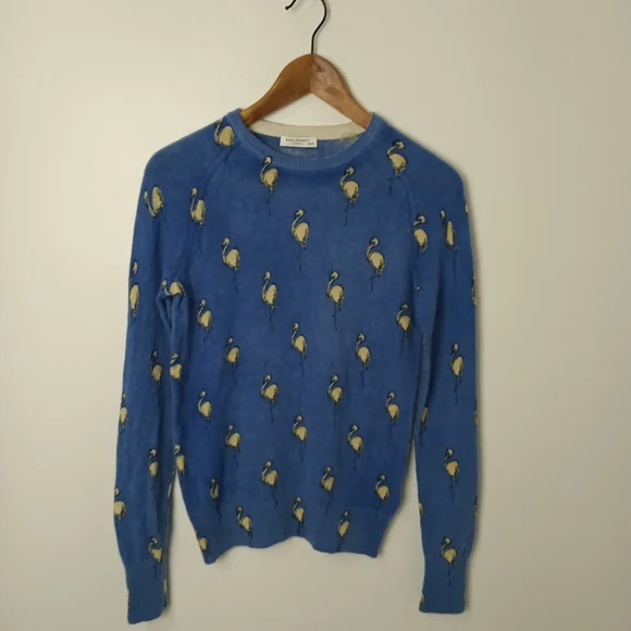 Equipment Femme Cashmere Crewneck Flamingo Sweater Small - Picture 1 of 6
